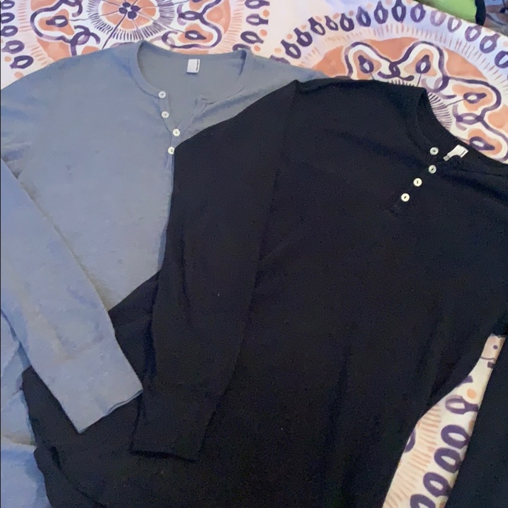 Navy and Grey Henley Bundle